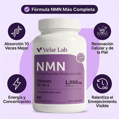 NMN Complejo Anti-Edad 10-en-1